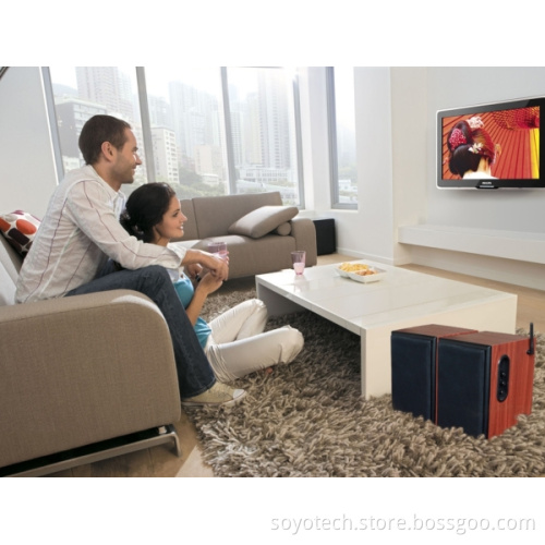 50W Whole Wooden 2.4GHz Hifi Wireless Bookshelf Speaker